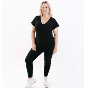 Smash + Tess XS The Sunday Romper Jumpsuit Midnight Black Women’s
